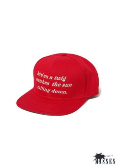SNAPBACK BB CAP (×MASSES) (RED) / マシス コラボレーション キャップ