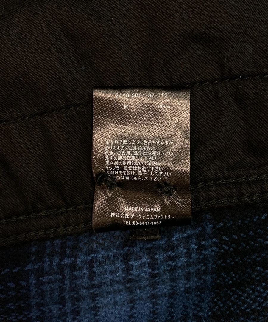 Distortion Ombre Check Flannel Over SH (BPT) / ディストーション オンブレチェック フランネル オーバーシャツジャケット