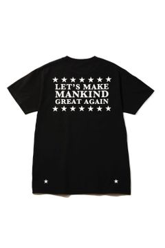 PRINT S/S T-SHIRT (×MASSES) (BLACK) / マシス コラボレーション プリントT