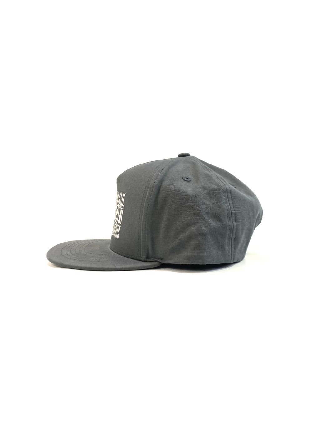 Original Trucker CAP (CHARCOAL GRAY) / 西浦徹 コラボ ロゴ 刺繍 キャップ