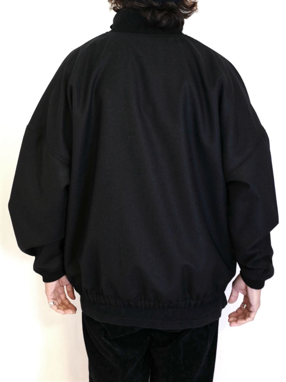 COOTIE PRODUCTIONS - WOOL SAXONY TRACK JACKET (BLACK) / ウール