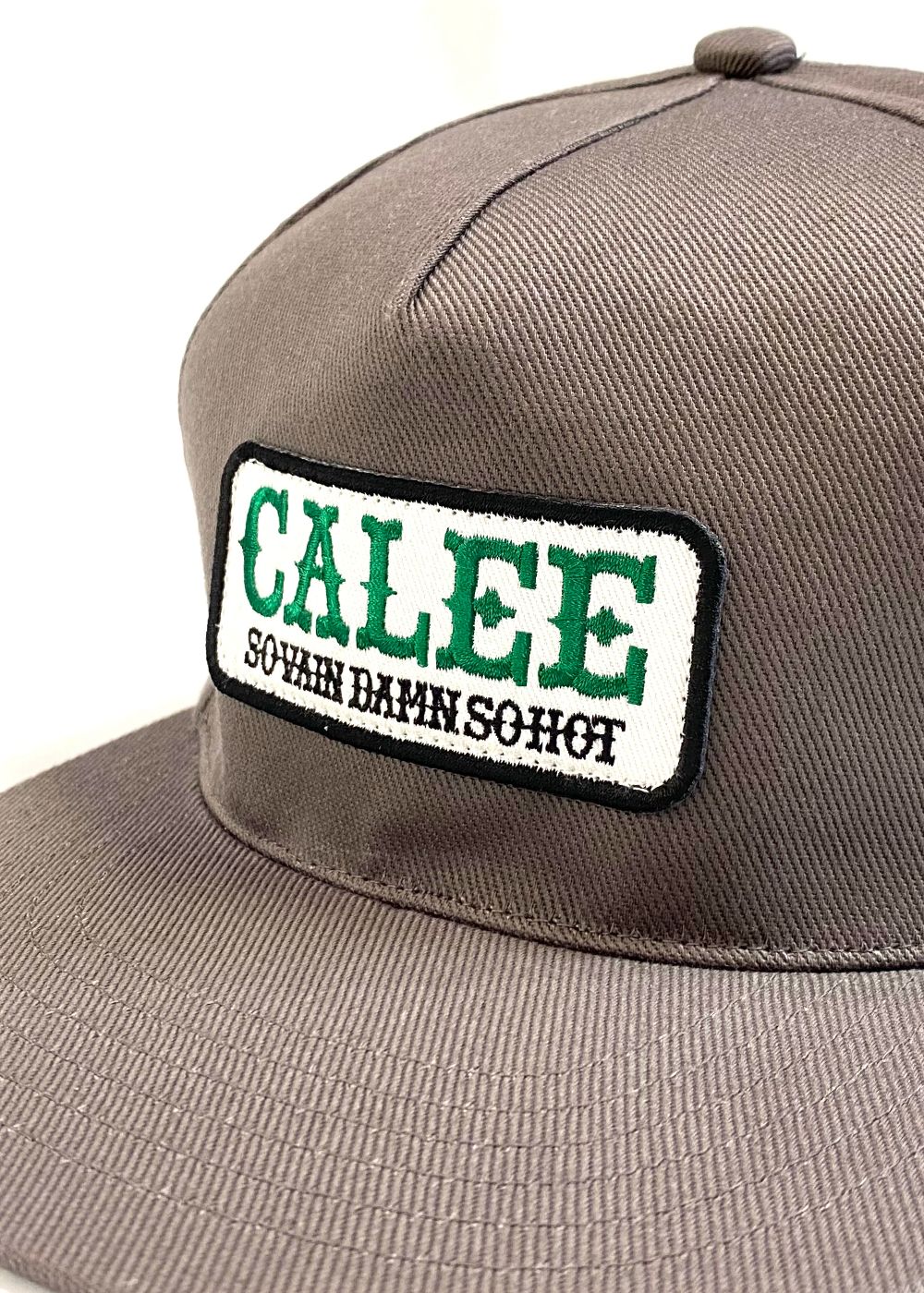 WAPPEN CAP (GRAY) / オリジナル ワッペン キャップ