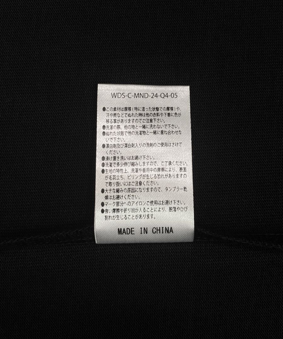 ×WDS Photo L/S Tee (BLACK) / ウィンダンシー コラボ Tシャツ