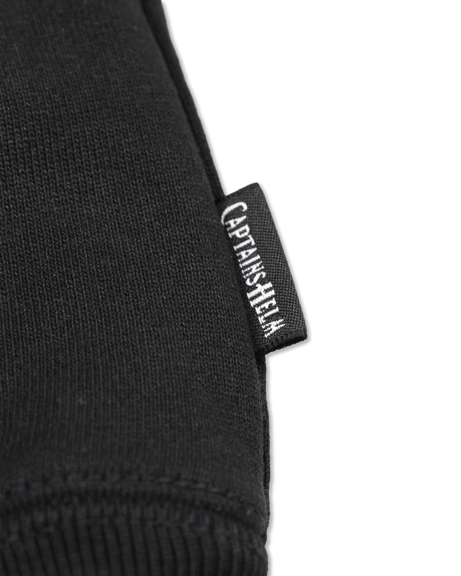 TM LOGO HOODIE (BLACK) / ロゴ プリント スウェット パーカー