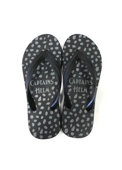 × CYAARVO / LEOPARD FLIP FLOP (BLACK) / シアーヴォ コラボビーチサンダル