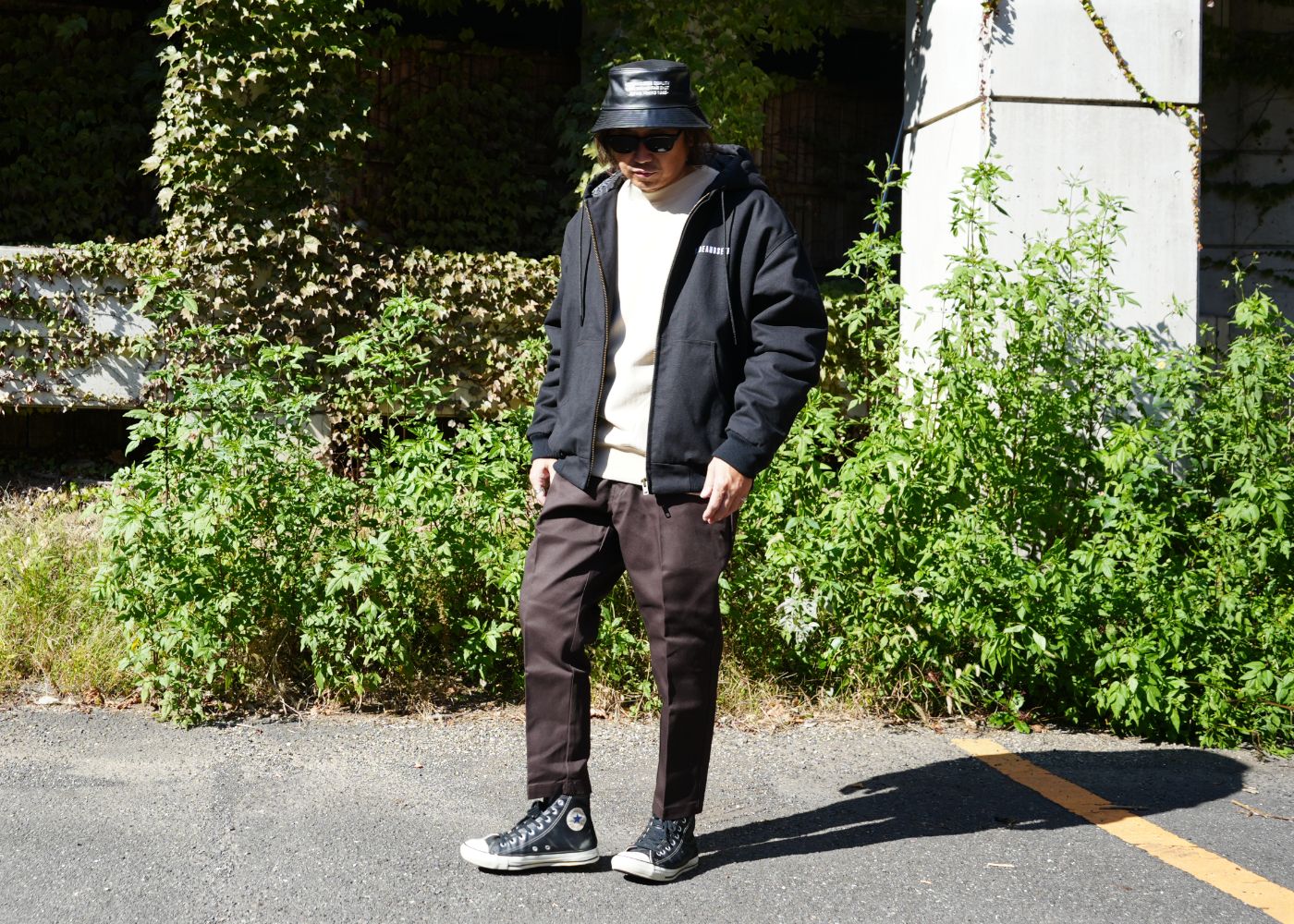 HIDE AND SEEK - JACKET STYLE vol.1 / ZIP HOODED WORK JACKET