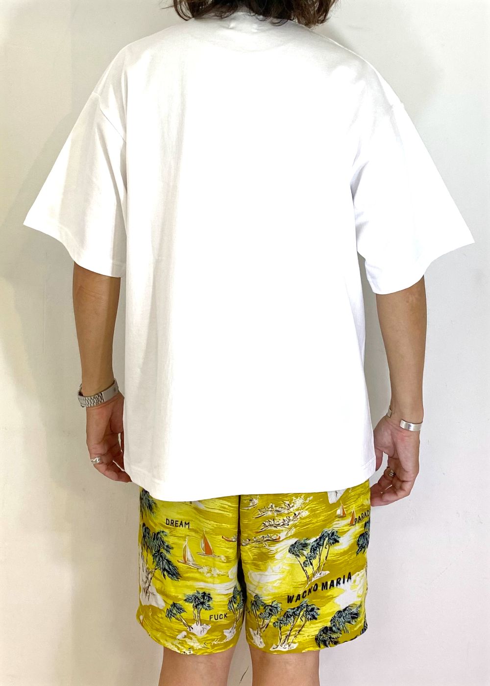 【ラスト1点】Black rain tee uno (WHITE) / ×ブラックレイン コラボ Tシャツ