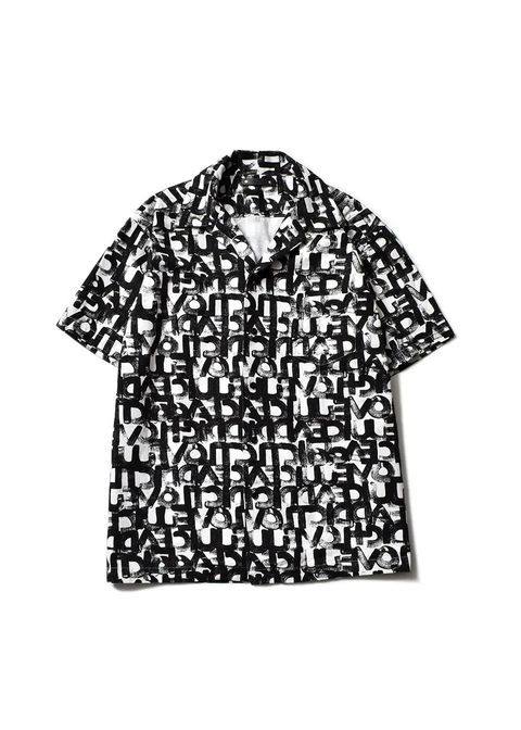 ×baanai L.J.A Denim Open Collar SH (WPT) / バーナイ コラボオープンカラーボックスシャツ