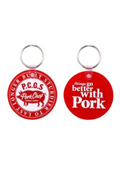 KEY TAG (CIRCLE PORK) / ラバー キーホルダー