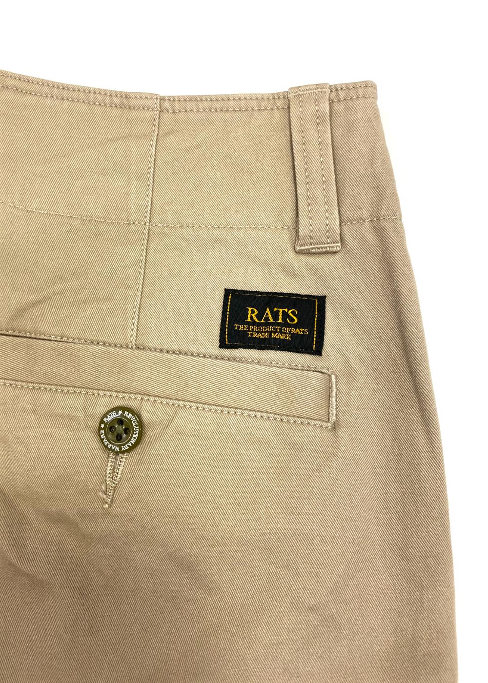CHINO L/L PANTS SLIM (BEIGE) / スリムタイプ チノ パンツ