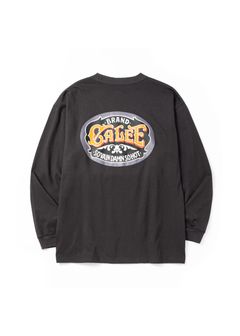 VINTAGE TYPE SIGNBOARD L/S TEE ＜NATURALLY PAINT DESIGN＞ (INK BLACK) / ×ナチュラリーペイント コラボ Tシャツ