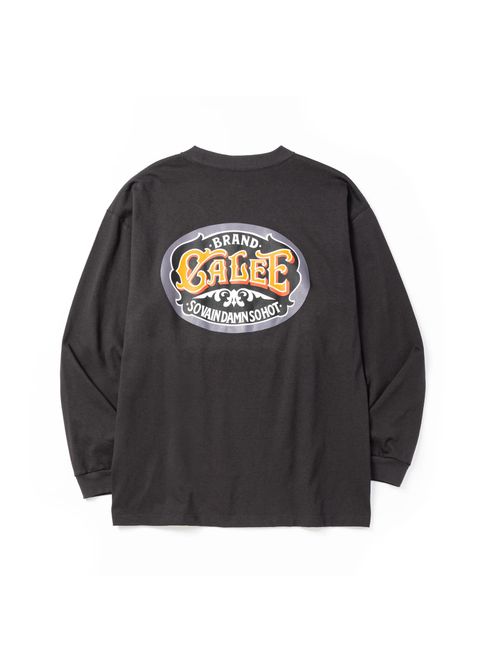 VINTAGE TYPE SIGNBOARD L/S TEE ＜NATURALLY PAINT DESIGN＞ (INK BLACK) / ×ナチュラリーペイント コラボ Tシャツ