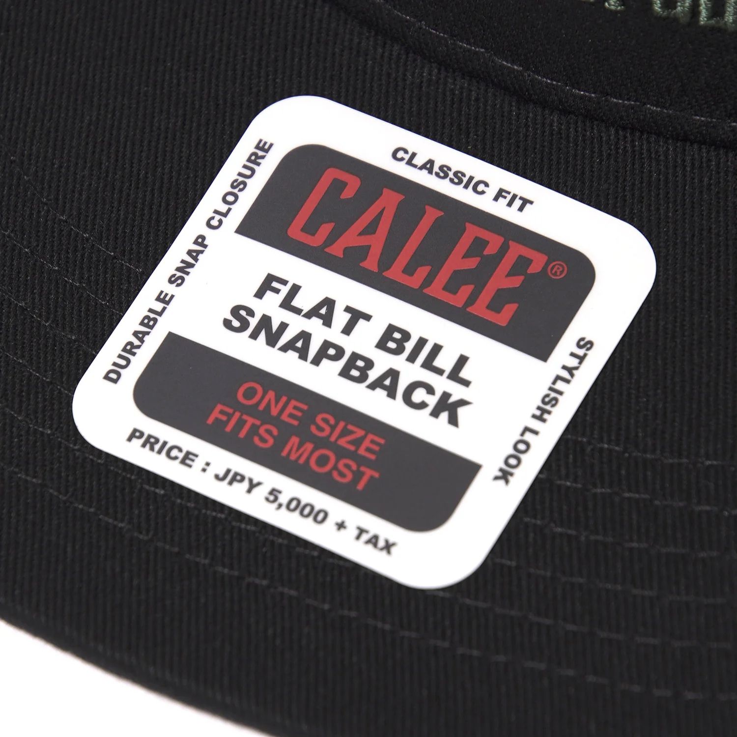 【ラスト1点】CALEE NATIONAL LOGO SOUVENIR CAP (ORANGE) / オリジナル ロゴ刺繍 キャップ