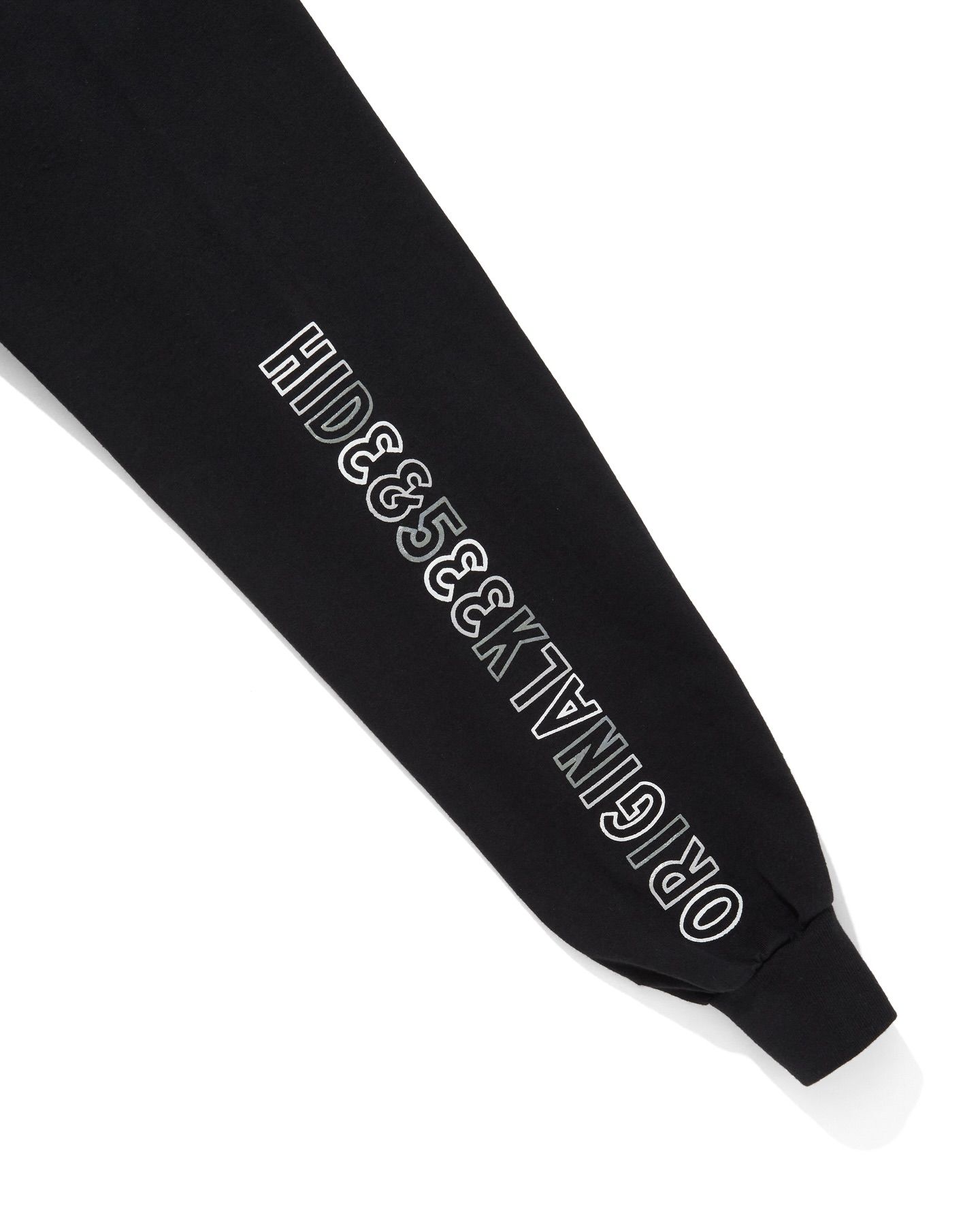 Original H&S L/S Tee (BLACK) / 西浦徹 コラボ ロンT