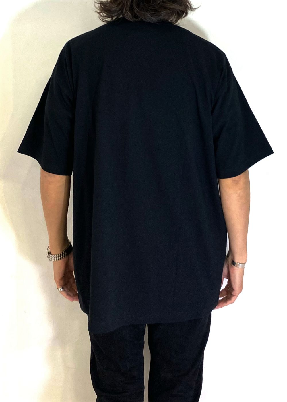 S/S PRINTED TEE "FONDA" (BLACK) / プリント Tシャツ
