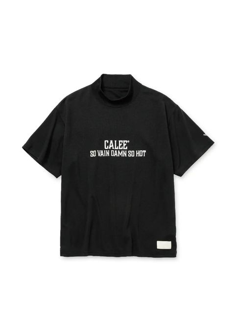× ovys MOCK NECK BACK MESH S/S TEE ＜B TYPE＞ (BLACK) / オーヴィーズ コラボ  モックネック Tシャツ