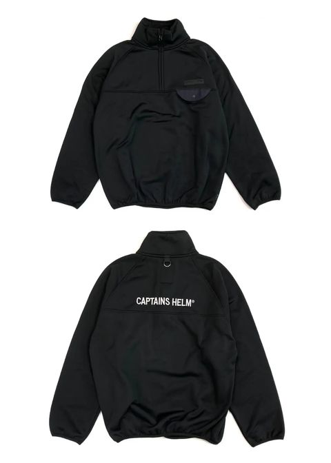 【ラスト1点】TM HALF-ZIP TEC JKT (BLACK) / テック ハーフジップ ジャージ