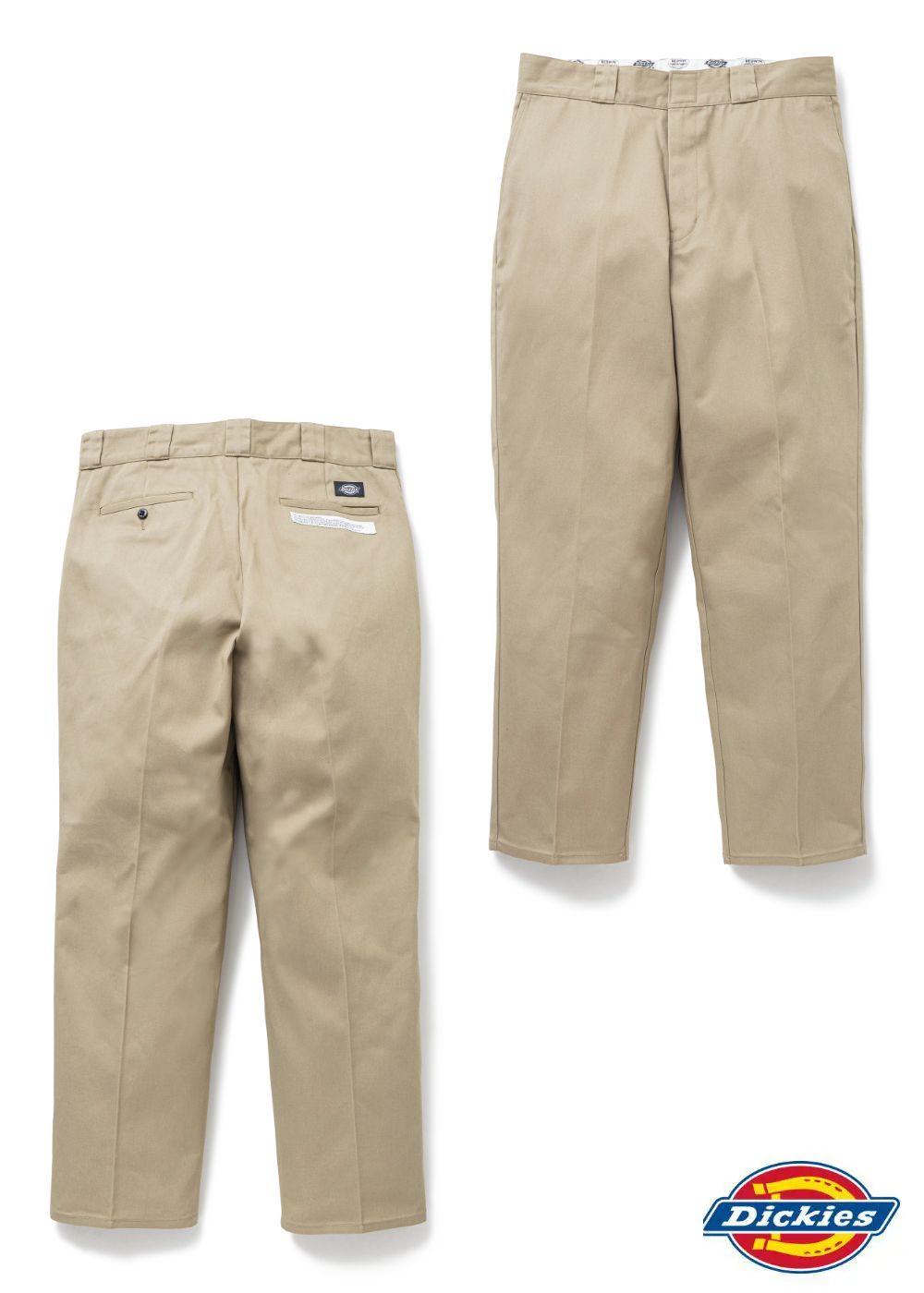DICKIES 10L TC PANTS "THUNDERS" (KHAKI) / ディッキーズ コラボ チノパンツ