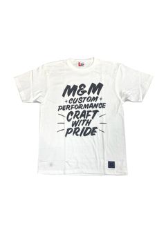 【ラスト1点】Brush Sign Tee (WHITE) / ロゴ プリント Tシャツ