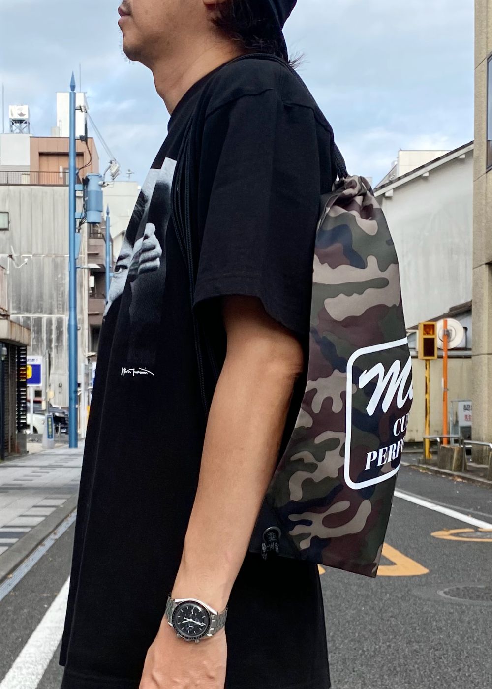 KNAPSACK (WOOD CAMO) / ナップサック