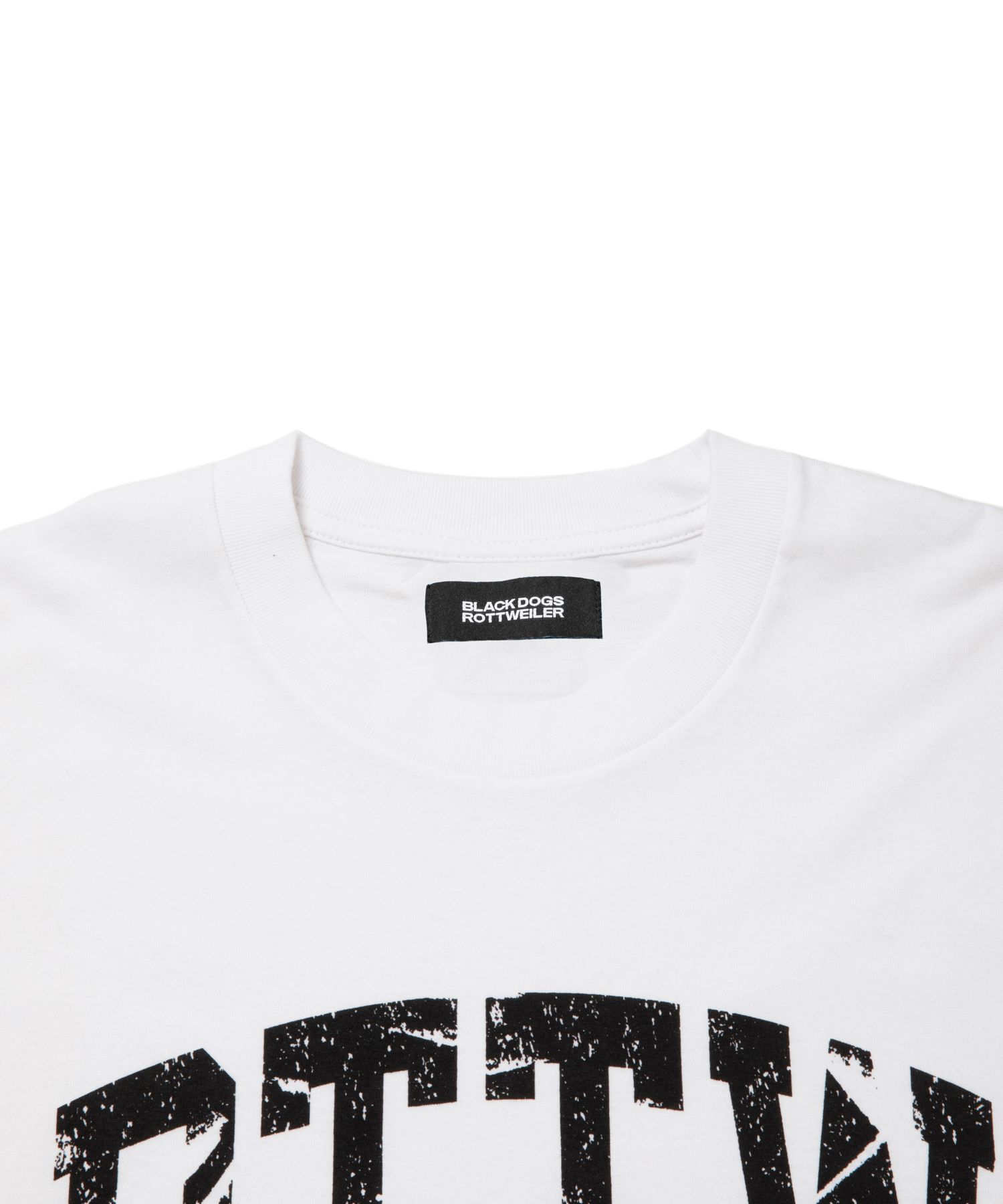 RTTW TEE (WHITE) / カレッジ ロゴ プリント Tシャツ