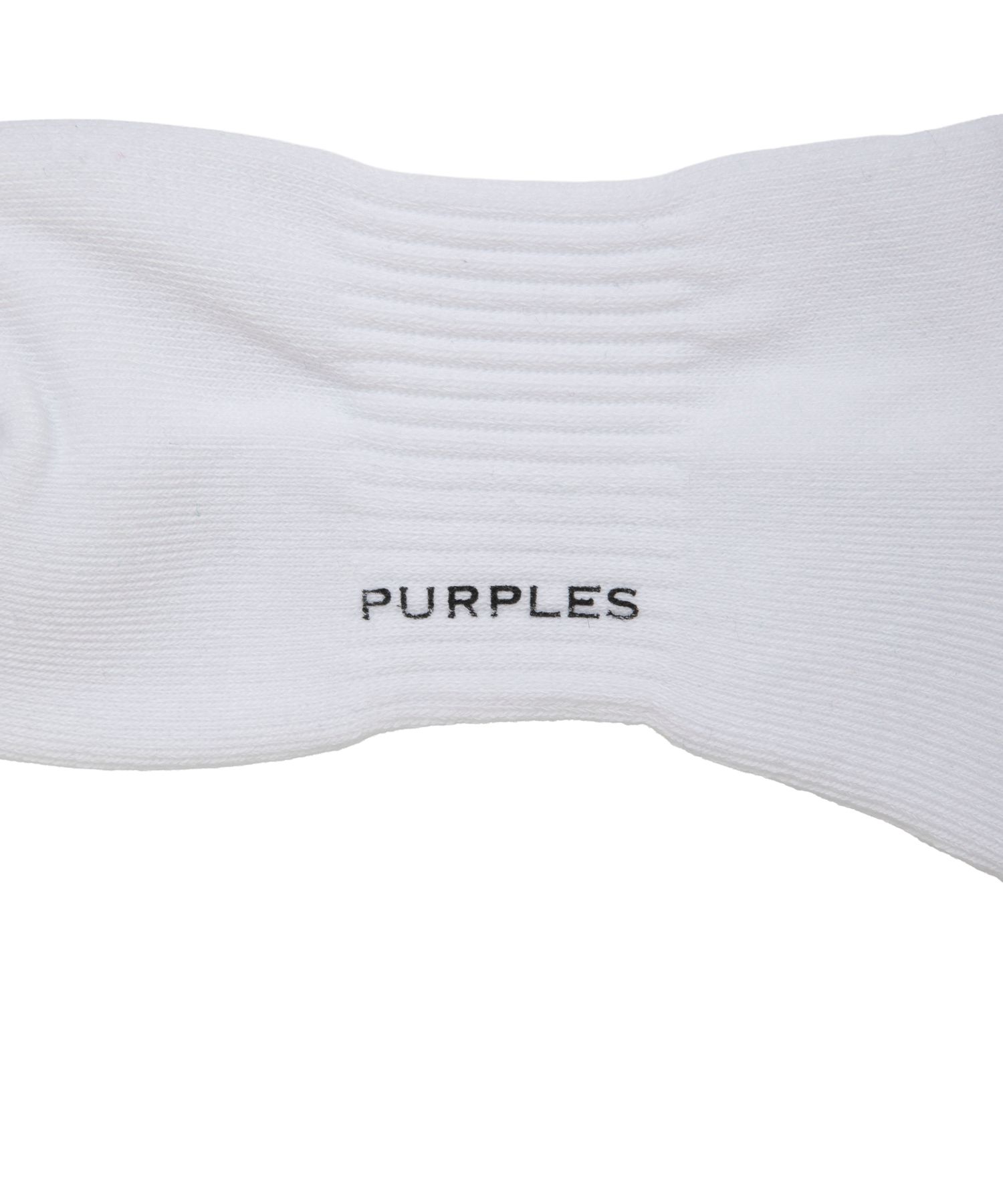 R9 LINE SOX (WHITE) / ×パープルズ コラボ ジャガードロゴ ソックス