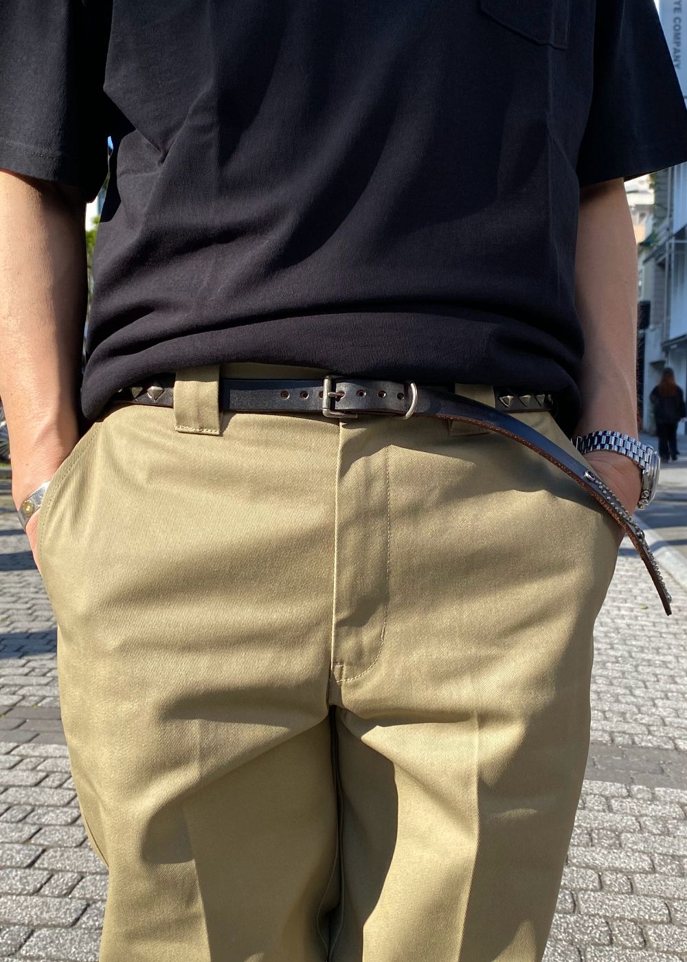 EXCLUSIVE STUDS BELT "HTC" (BLACK) / HTC コラボ スタッズレザーベルト