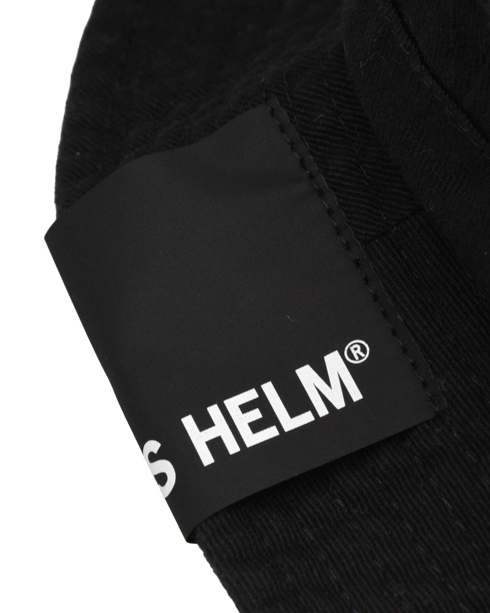 TRADEMARK LOGO BALL HAT (BLACK) / ロゴ刺繍 ボール ハット