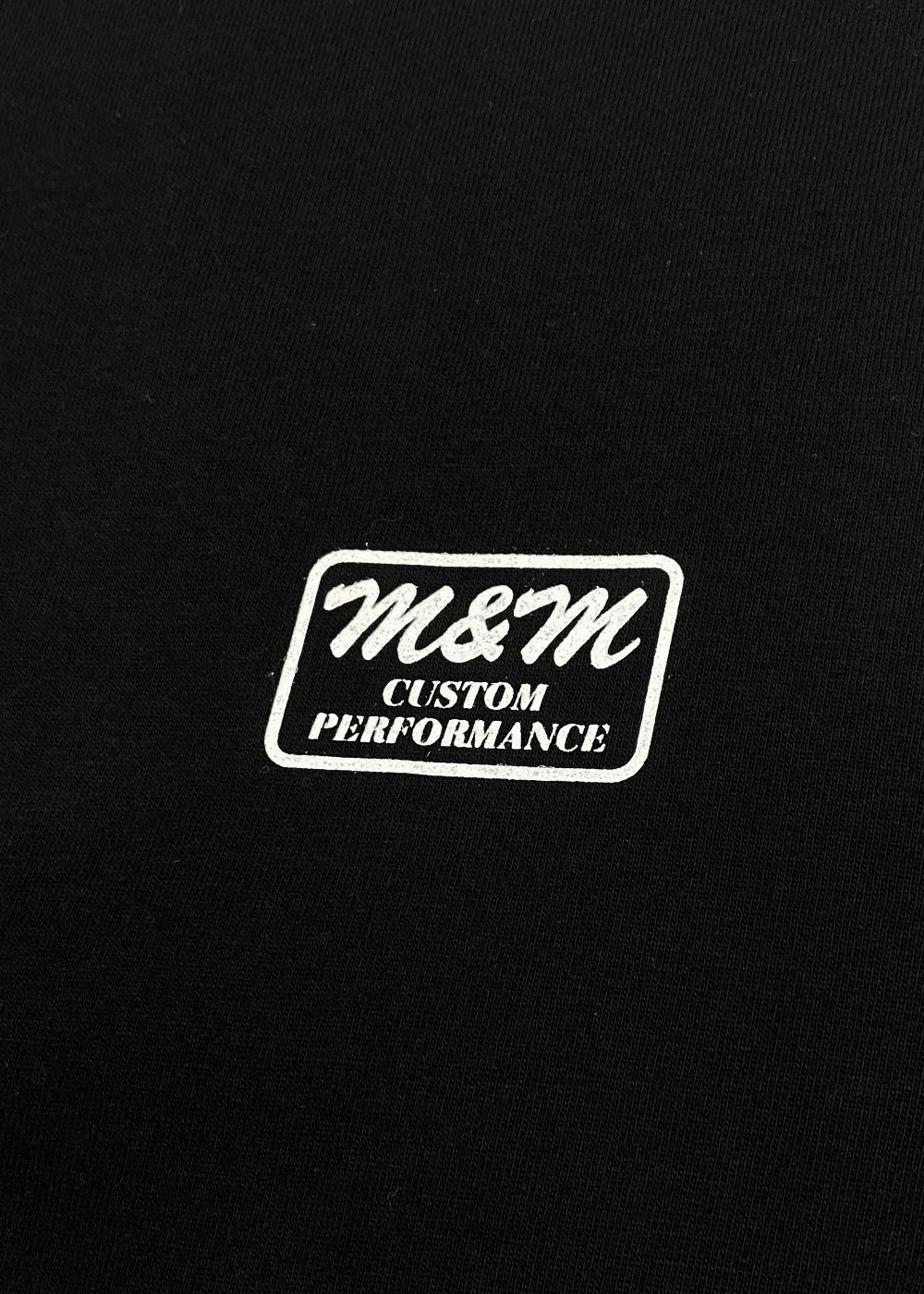 PRINT L/S TEE (BLACK) / ロゴ プリント ロンT