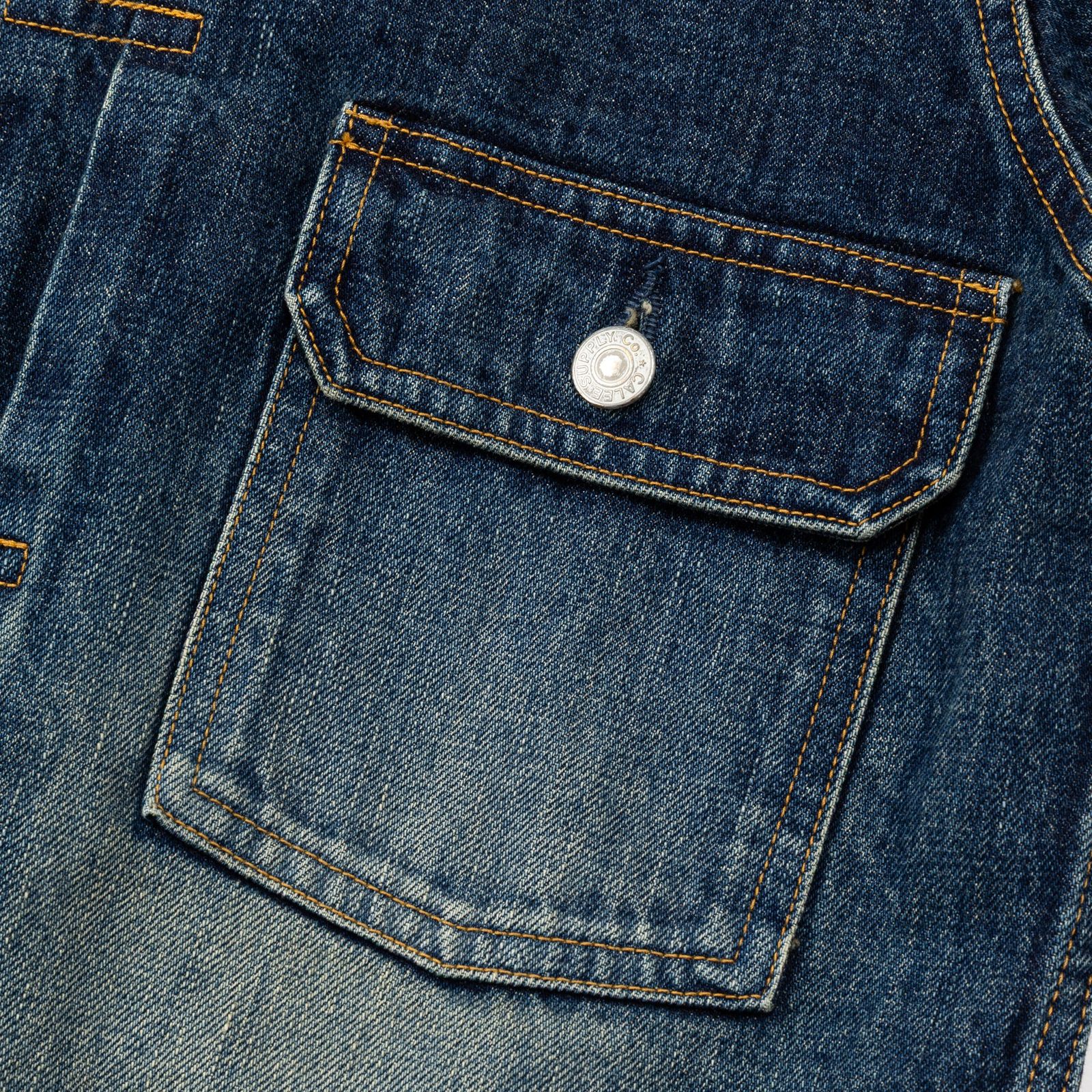 1st TYPE DENIM JACKET ＜USED＞ (USED INDIGO BLUE) / 1st タイプ ユーズド デニム ジャケット