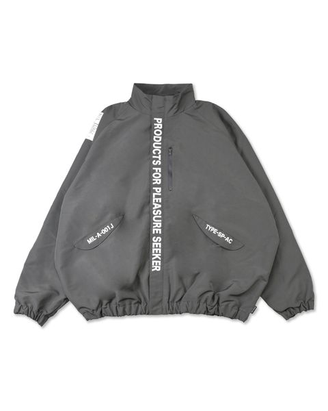 MIL SEEKERS NYLON JACKET (GRAY) / リップストップ ナイロン トラック ジャケット / セットアップ可能