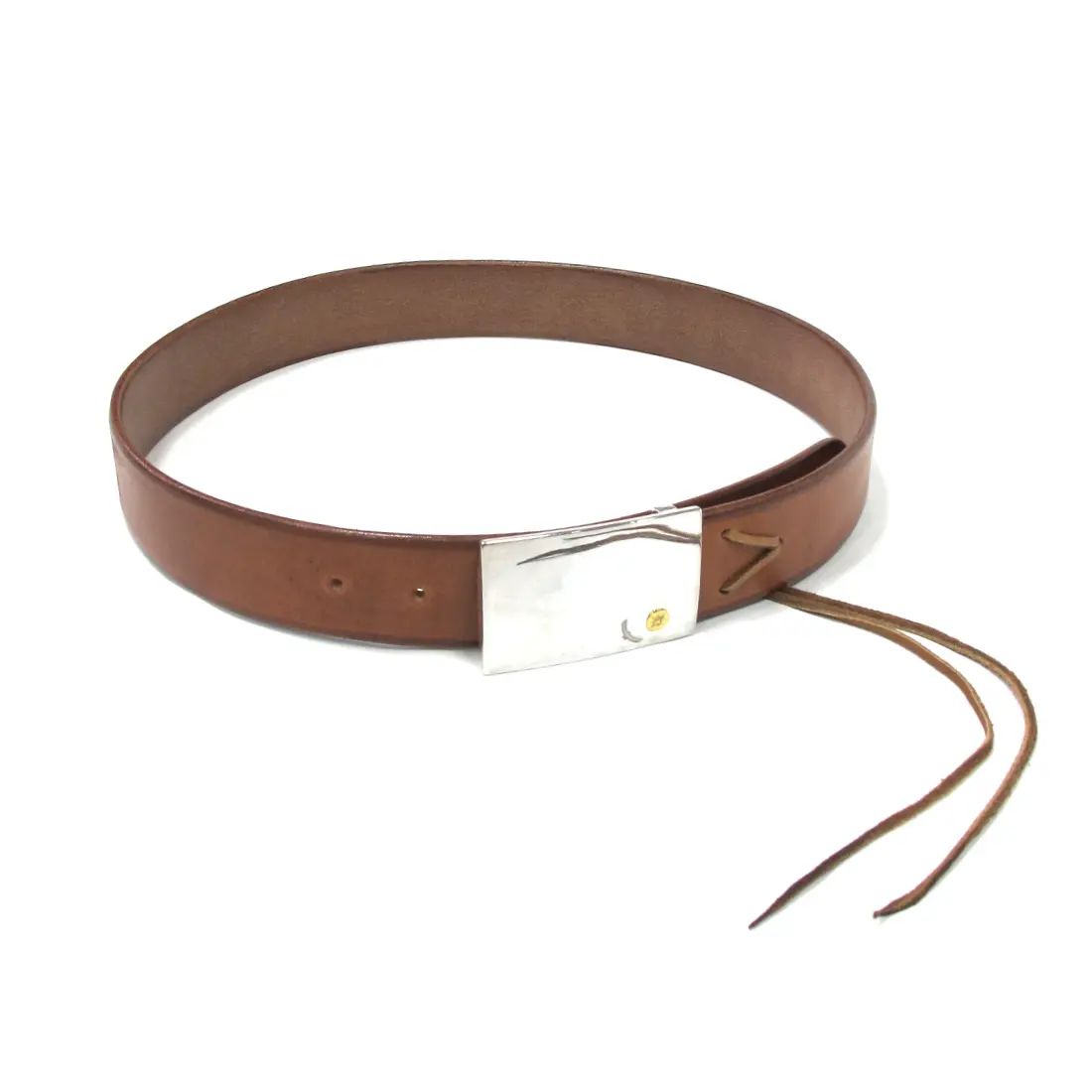 LOOPHOLE 20th ANNIVERSARY Leather Belt (NATURAL) / ループホール20周年記念 別注ベルト