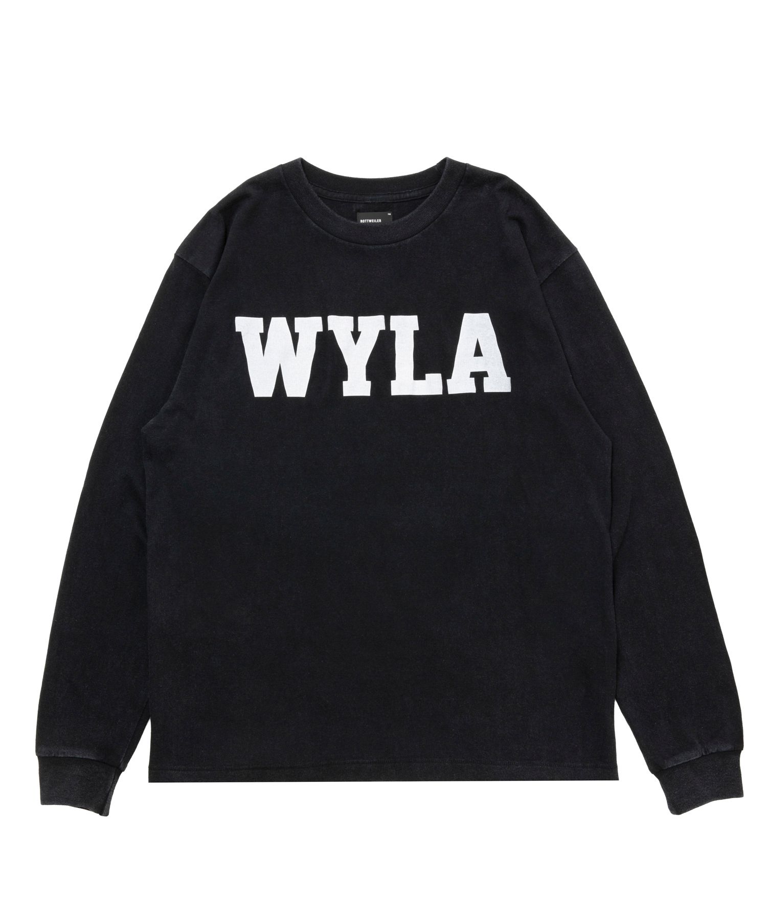 PIG COLLEGE LSTEE (BLACK) / プリント Tシャツ