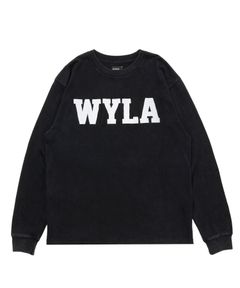 PIG COLLEGE LSTEE (BLACK) / プリント Tシャツ