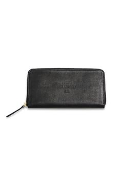 LEATHER WALLET (BLACK) / レザー ロングウォレット