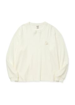 WAFFLE L/S CS (WHITE) / ワッフル カットソー