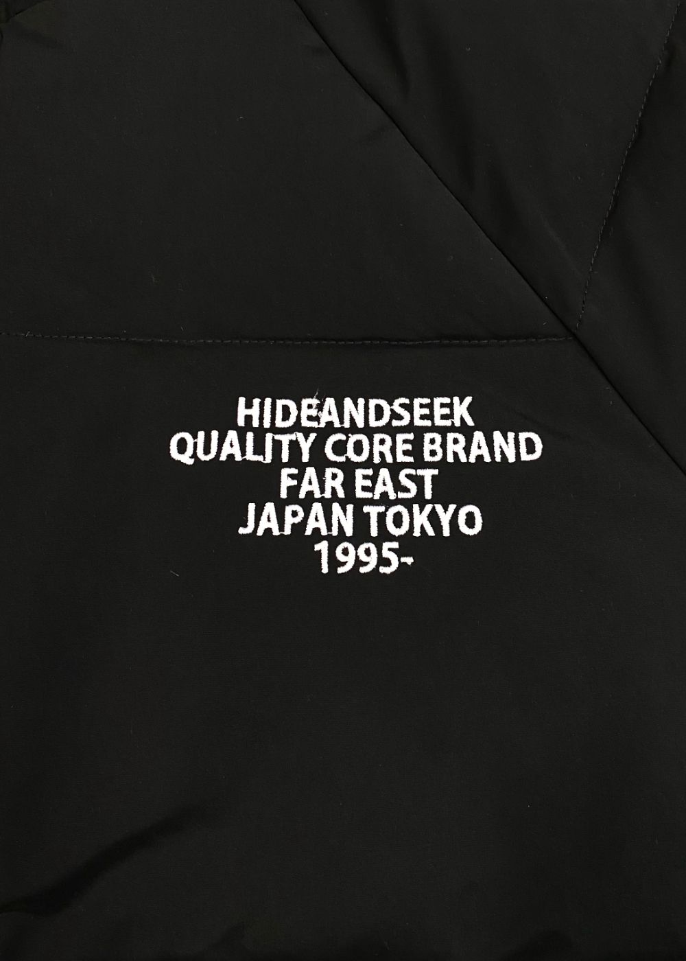 HIDE AND SEEK - DOWN JACKET (BLACK) / オリジナル ダウン