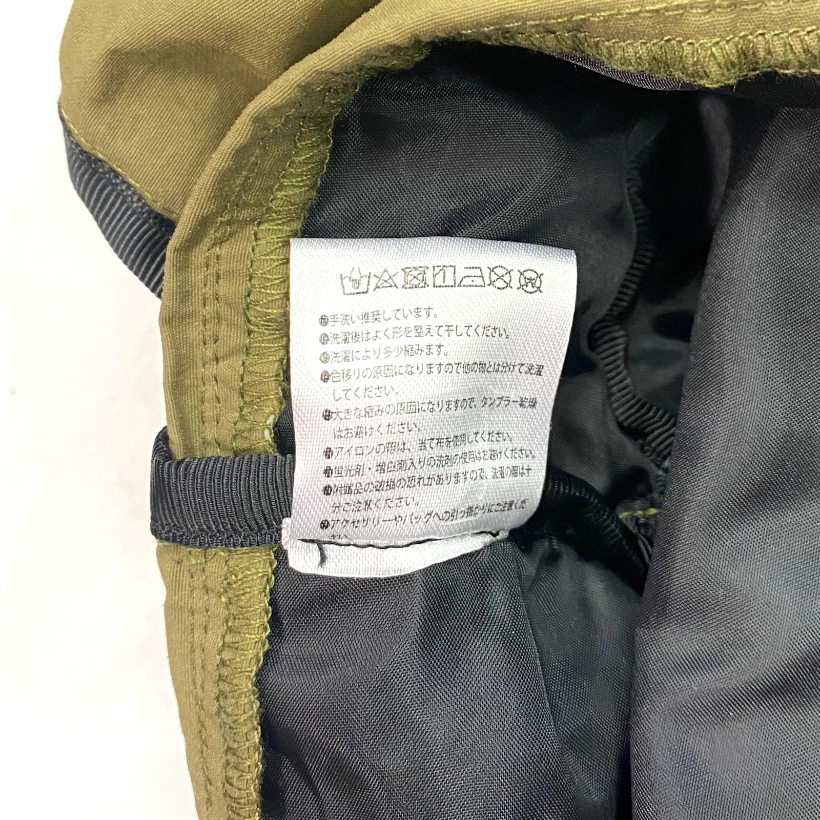 巾着バッグ (KHAKI)