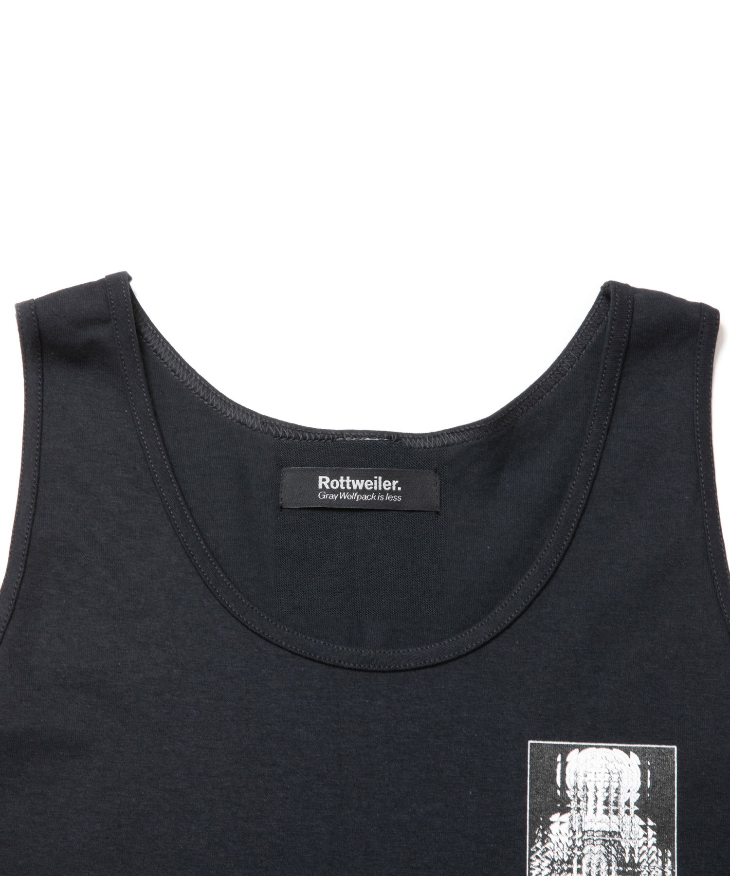 【ラスト1点】MARIA TANK TOP (BLACK) / プリント タンクトップ