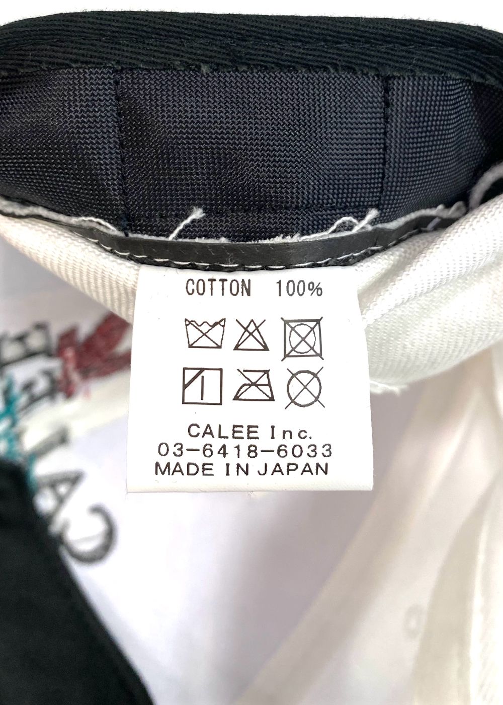CALEE FS LOGO TWILL CAP (WHITE) / オリジナル ロゴ刺繍 キャップ