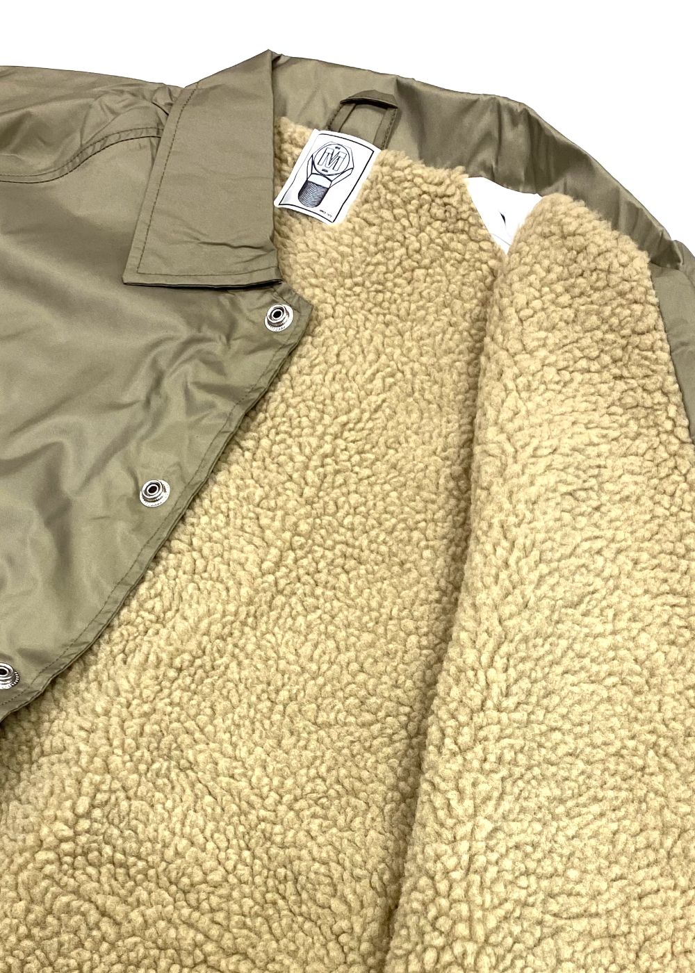 BOA COACH JACKET (KHAKI) / ボア ライナー コーチジャケット