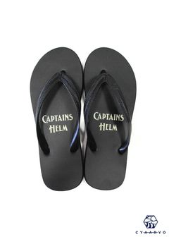 × CYAARVO / LOGO FLIP FLOP (BLACK) / シアーヴォ コラボビーチサンダル