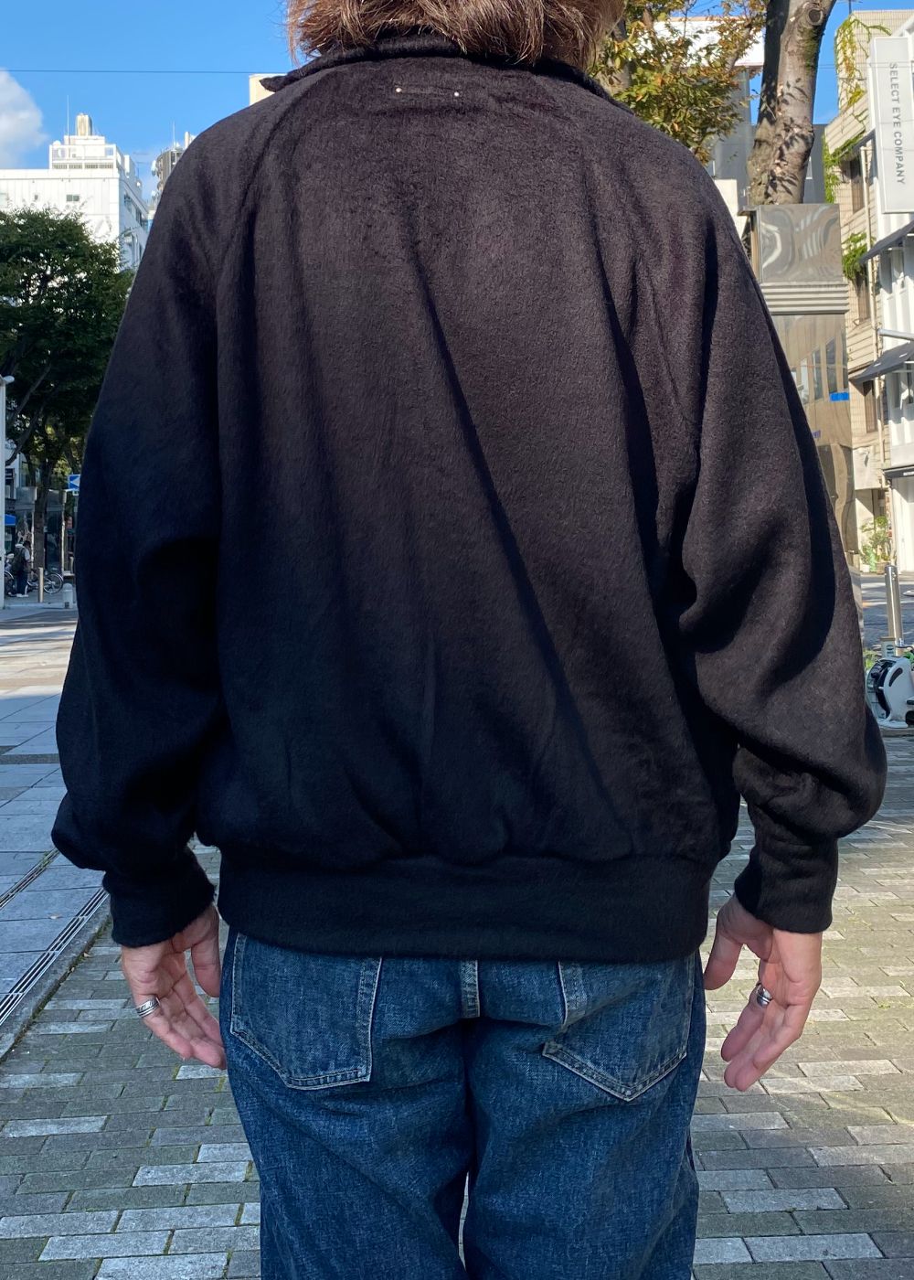 A.Wool Shaggy Track Jacket (BLK) /  ウール シャギー トラック ジャケット