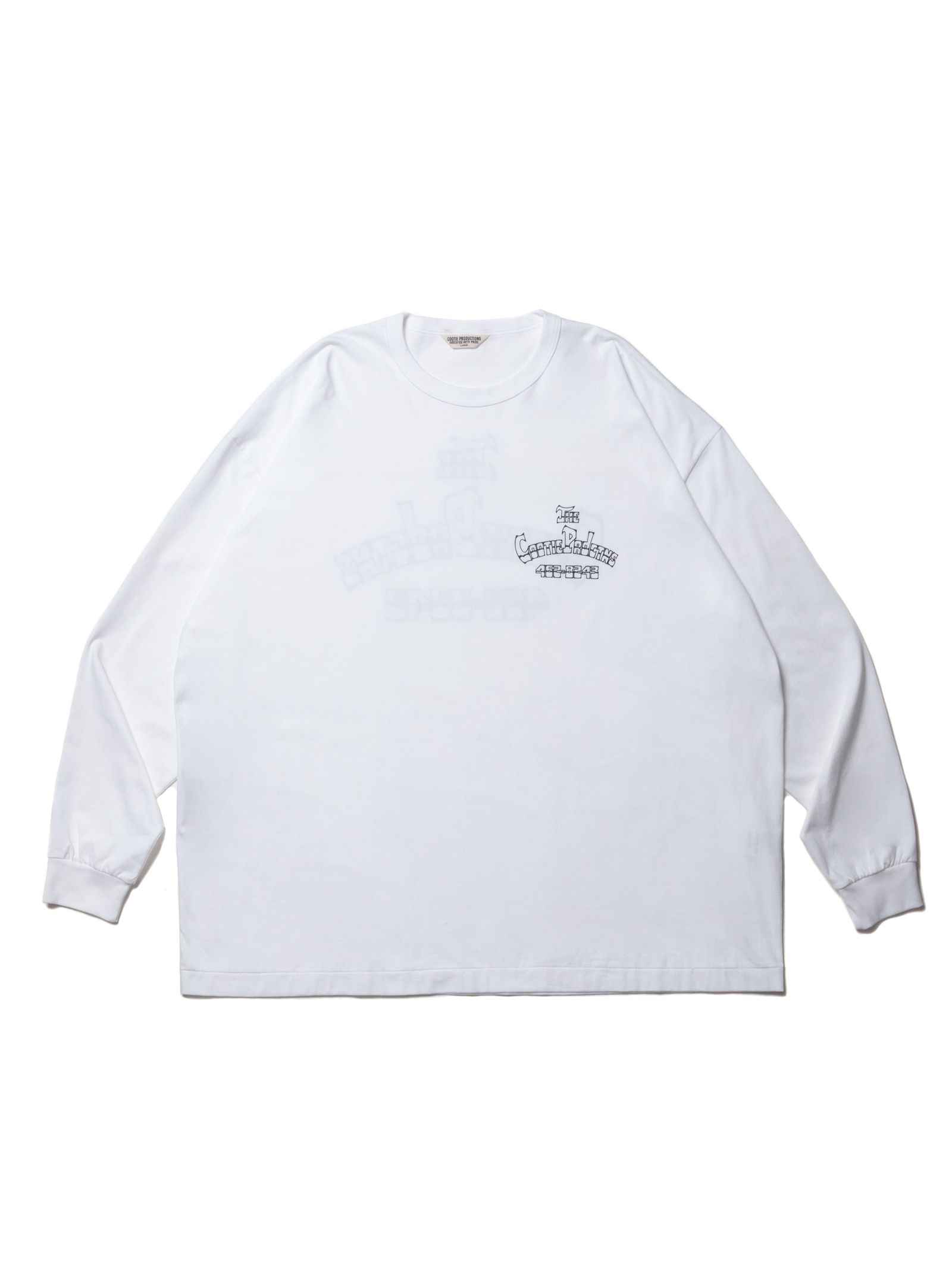 COOTIE PRODUCTIONS - Print Oversized L/S Tee (LOWRIDER) (WHITE ...