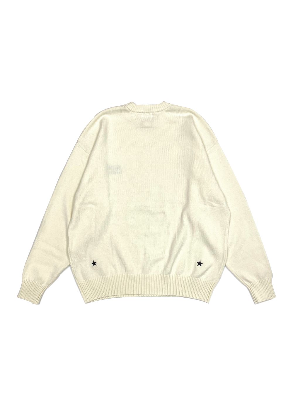 COTTON KNIT SWEATER (IVORY) / コットン ニット セーター