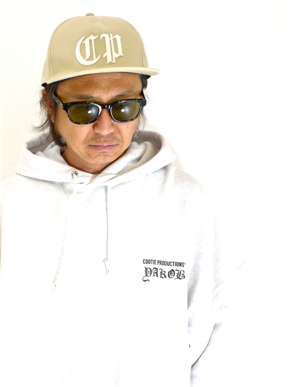 COOTIE PRODUCTIONS - Smooth Chino Cloth 5 Panel Cap (BEIGE) / ロゴ 