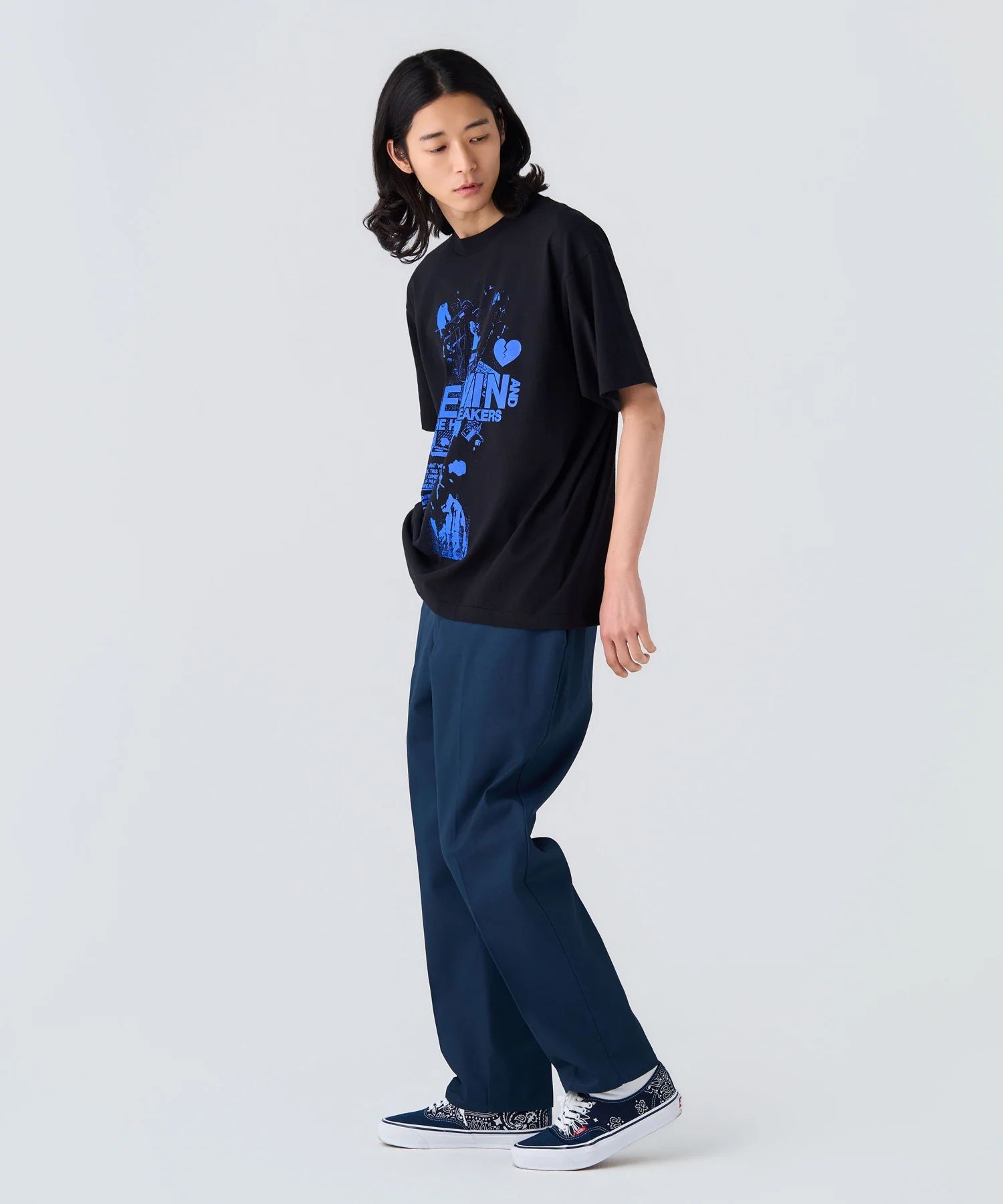 DICKIES 10L TC PANTS "THUNDERS" (D.NAVY) / ディッキーズ コラボ チノパンツ