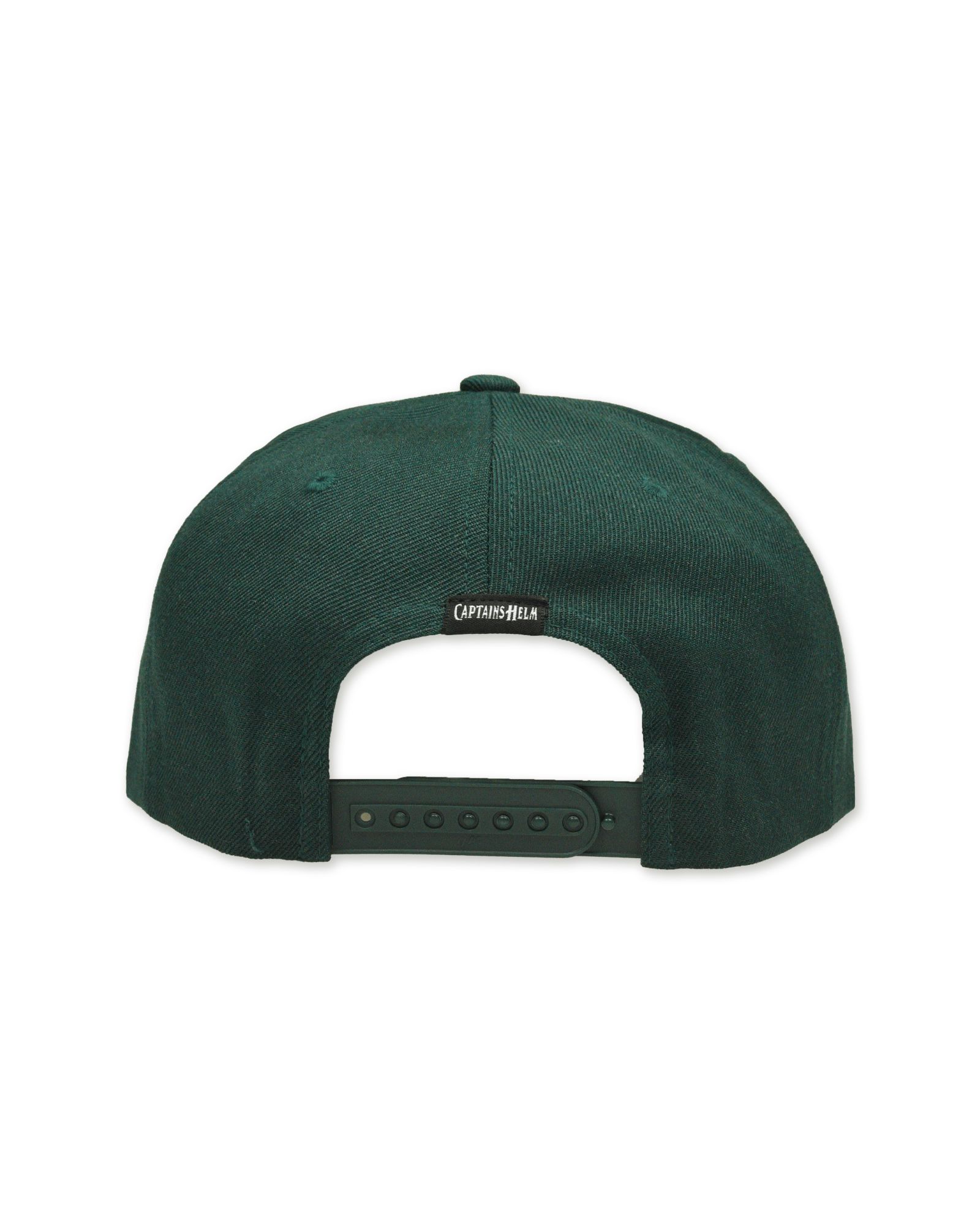 【ラスト1点】LOGO SNAP BACK CAP (GREEN) / ロゴ刺繍 ベースボール キャップ