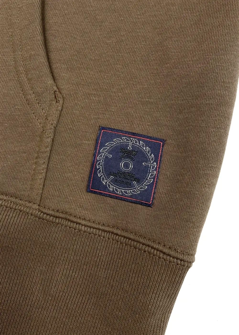 Logo Hoodie (BROWN) / ロゴ プリント スウェットパーカー