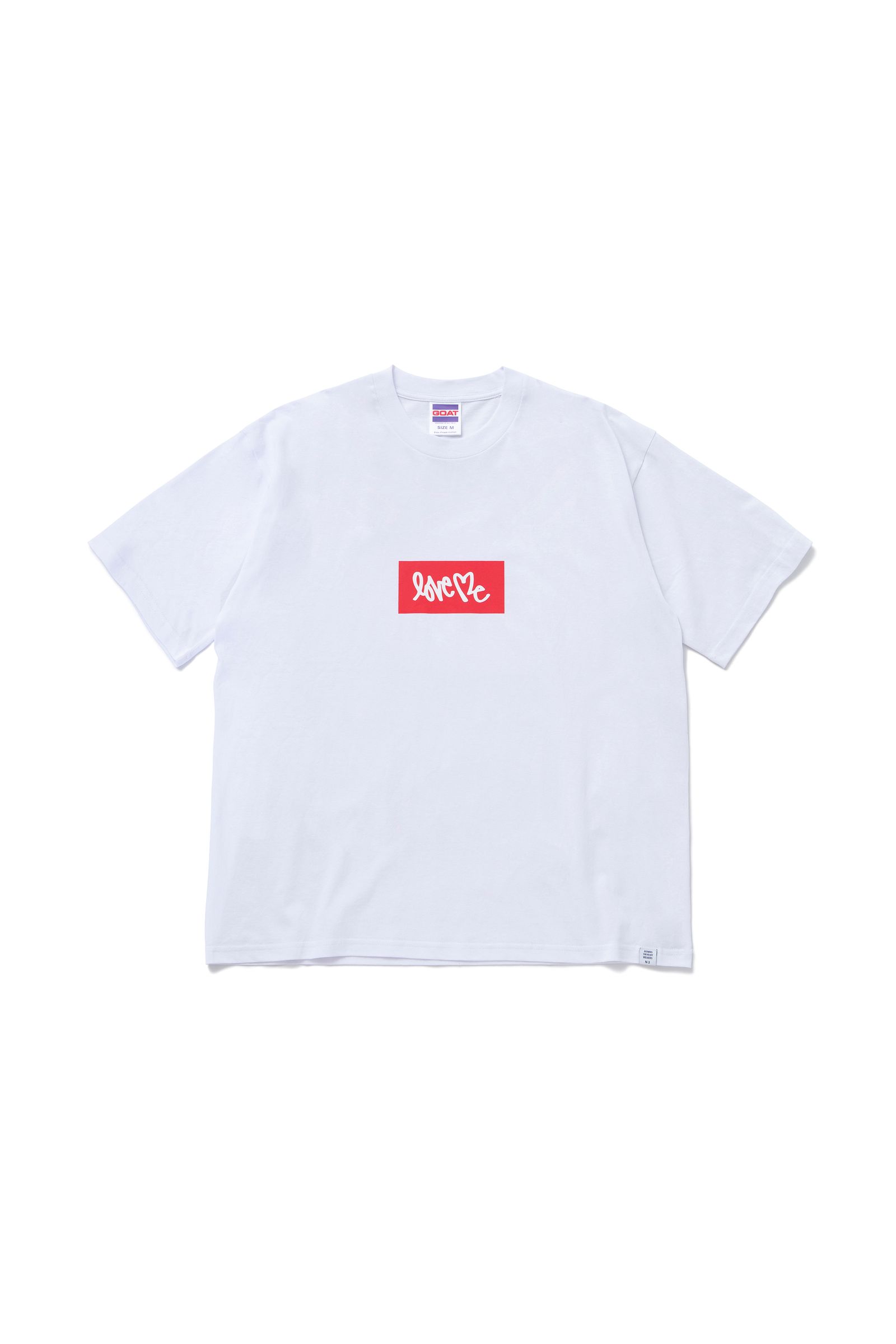 S/S LOVE ME LOGO TEE "HARBOUR" (WHITE) / カーティス・クリグ コラボ Tee